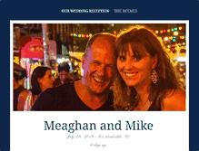 Tablet Screenshot of meaghanandmike.com